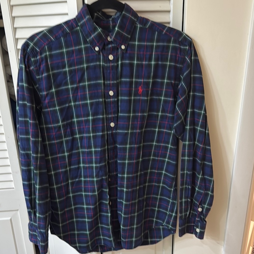 Ralph Lauren Men's Plaid Shirt - Navy